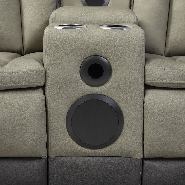 Bruno - Power Reclining Loveseat With Bluetooth Speakers