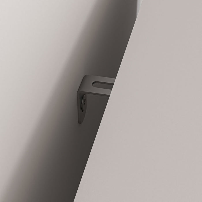 Wooden Bathroom Floor Storage Cabinet With 2 Doors And 6 Shelves - White