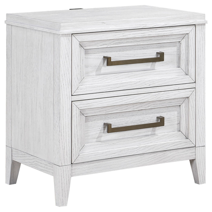 Avril - 2 Drawer Nightstand - White