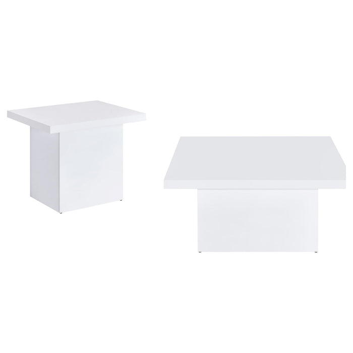 Eldridge - Coffee Table Set With Square Tops