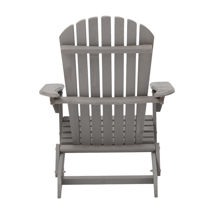 Oversize Outdoor Folding Adirondack Chair, Patio Chair For Garden