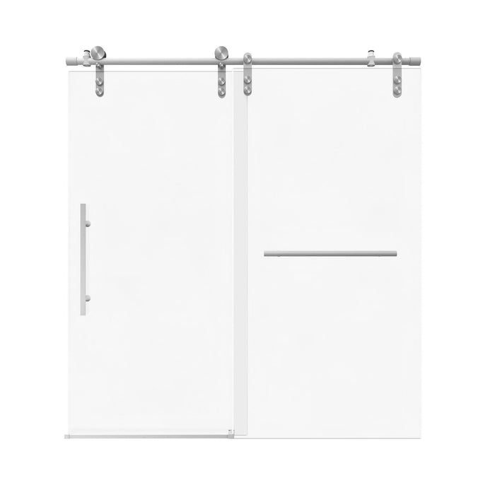 Frameless Sliding Bathtub Door With Frame
