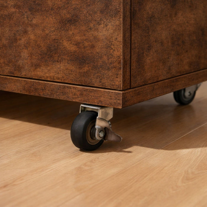 Modern 5 Drawer Dresser With Wheels