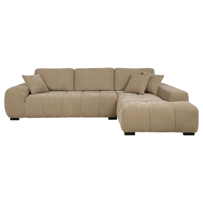 Plather - Sectional Chaise Sofa