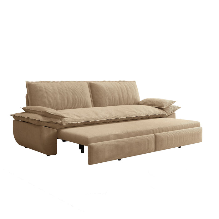 Queen Pull Out Bed, 3 In 1 Convertible Sleeper Sofa