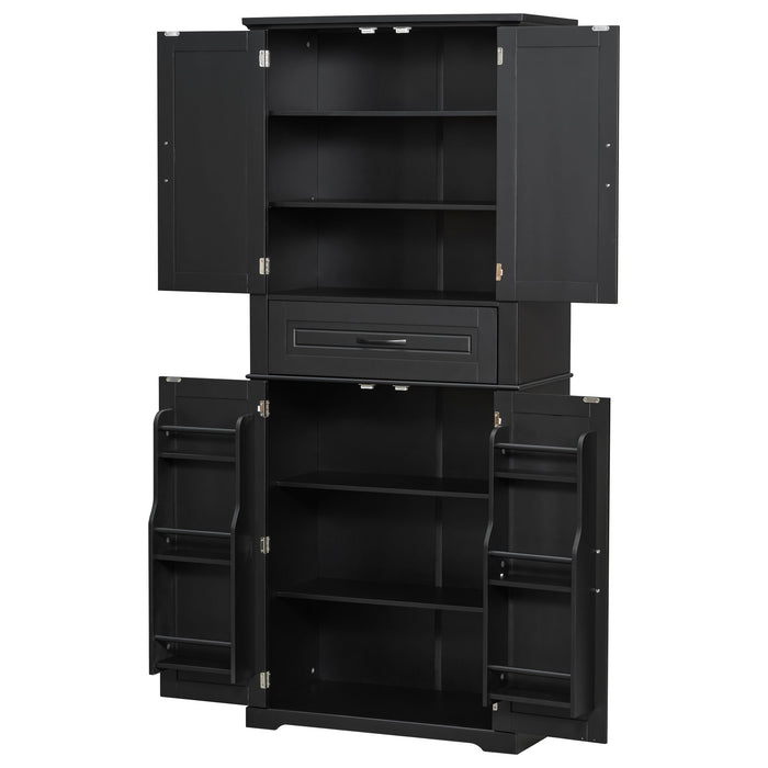 Bathroom Storage Cabinet With Multifunctional Storage Space, Drawer With Slide Rails, Adjustable Shelf
