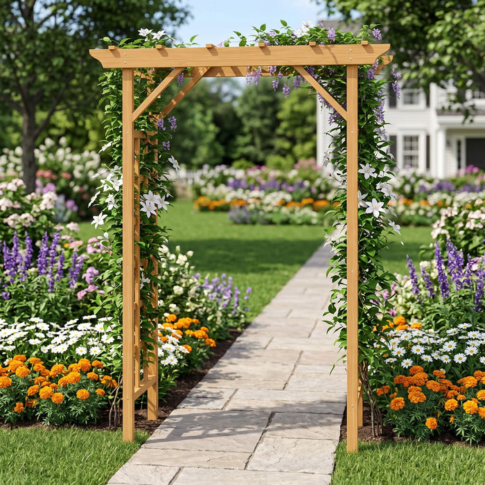 Wedding Arbor With Trellis Design