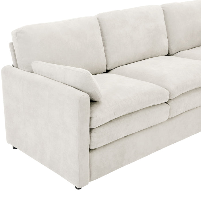 Cozy Upholstered Plush Cushion Loveseat Sofa For Living Room