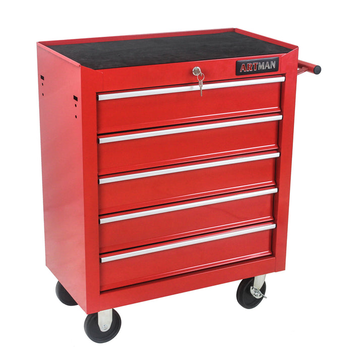 Multifunctional Tool Cart With Wheels And Drawers