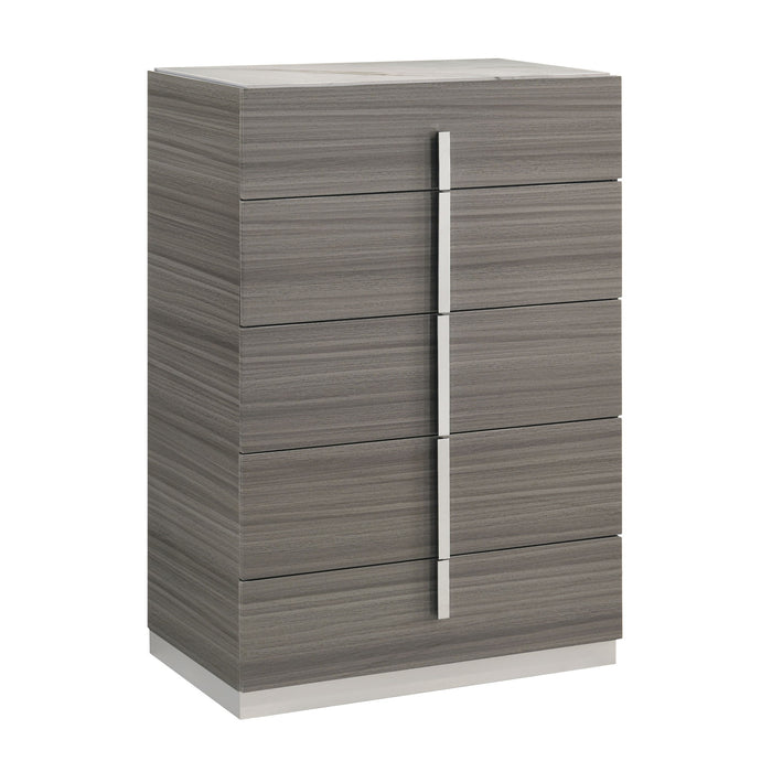 Altima - 5 Drawer Chest - Gray