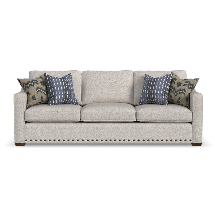 Milo - Fabric Sofa With Nailhead Trim