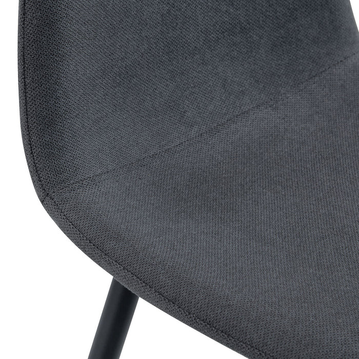 Modern Bar Chair Rounded Backrest (Set of 2)