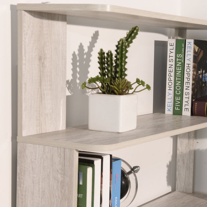 L-Shaped Corner Bookshelf