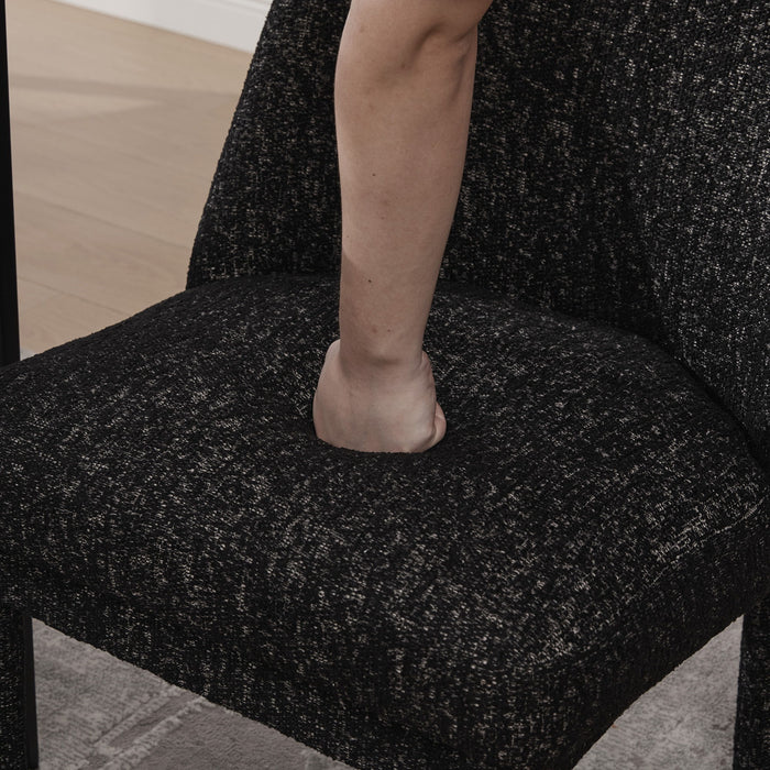 Wide Minimalist Dining Chair