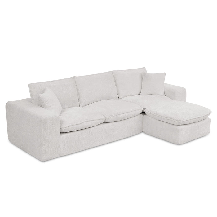 Sectional Sofa With Moveable Ottoman