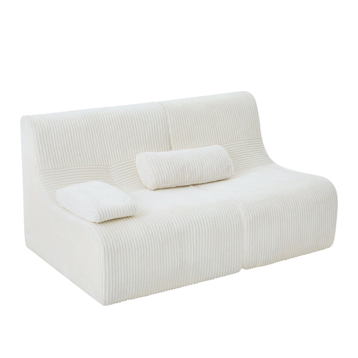 Modern Sectional Loveseat With Ergonomic Design