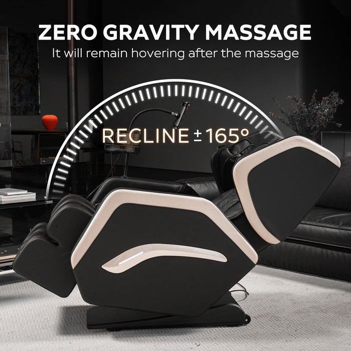 Zero Gravity Massage Chair Recliner & 10 Massage Heads And Full Body Air Pressure - Black