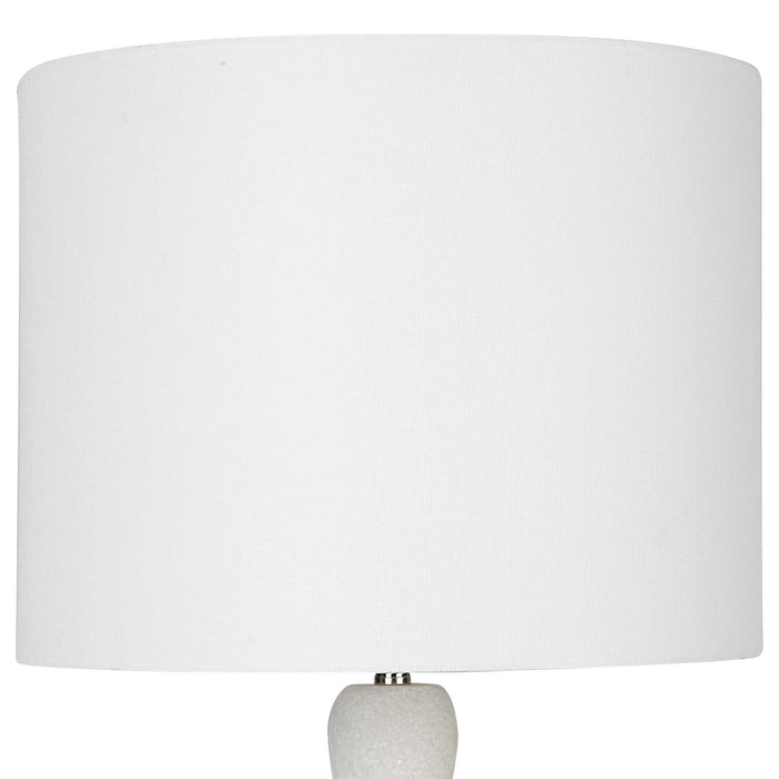 Inverse - Marble Table Lamp - White