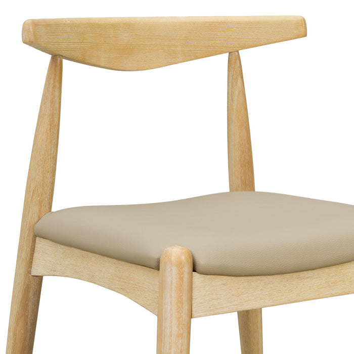 Dining Chairs With Ergonomic Backrest (Set of 2)