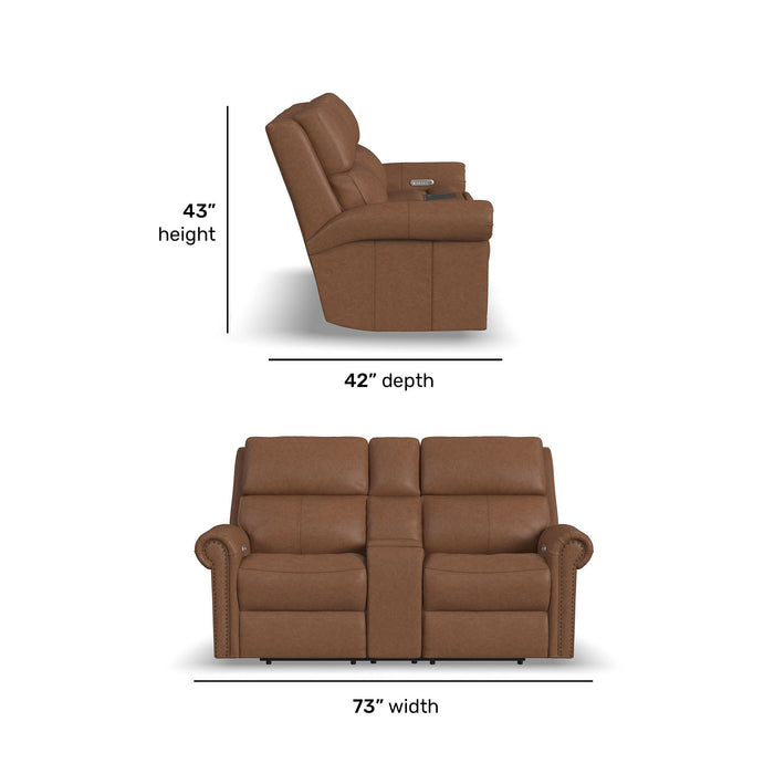 Bernard - Loveseat With Nailhead Trim