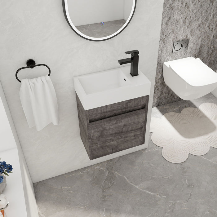 Sink Floating Bathroom Vanity With Soft Close Cabinet Door