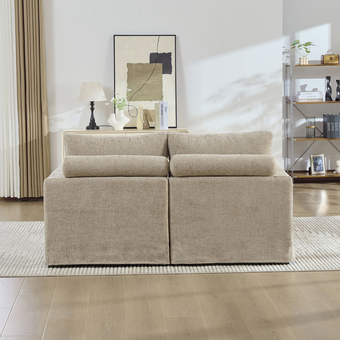 Wide Sofa Bed - Taupe