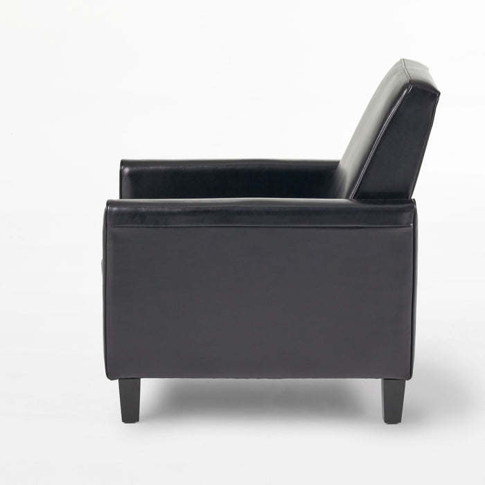 Upholstered Push Back Recliner Chair For Living Room