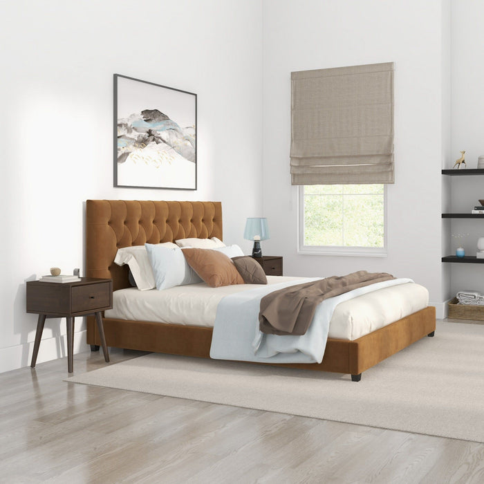 Donald - Mid-Century Modern Platform Bed