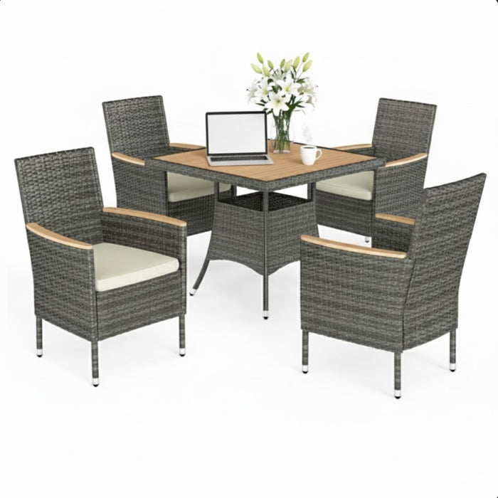 5 Piece Patio Dining Set With Table