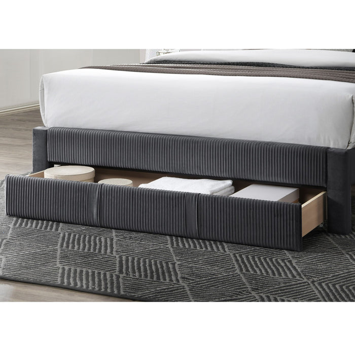 Contemporary Bed With Storage Drawer