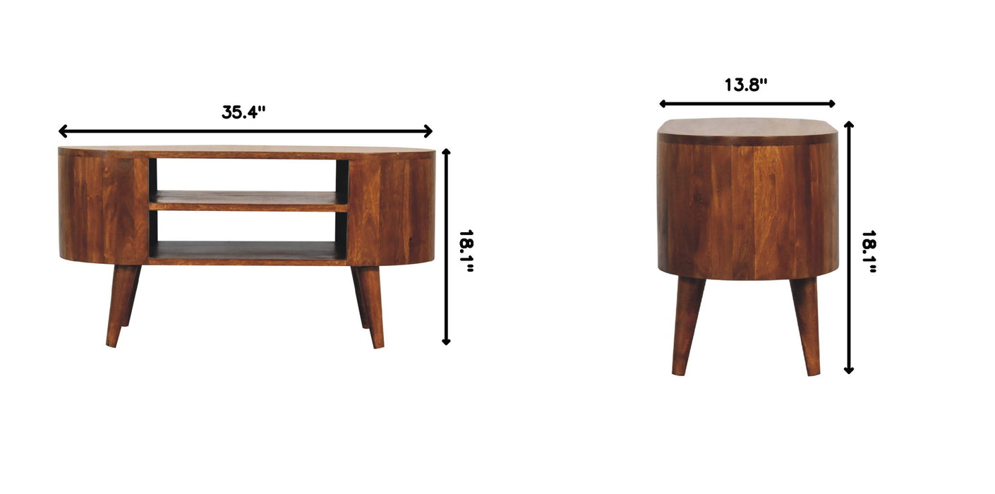 Cortez - Media Unit - Chestnut