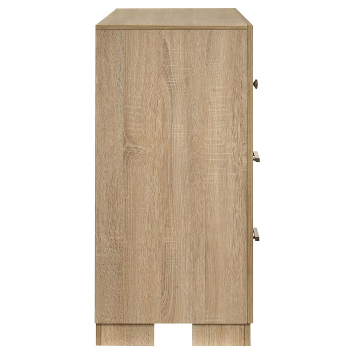 Merritt - 6 Drawer Dresser Cabinet - Light Oak