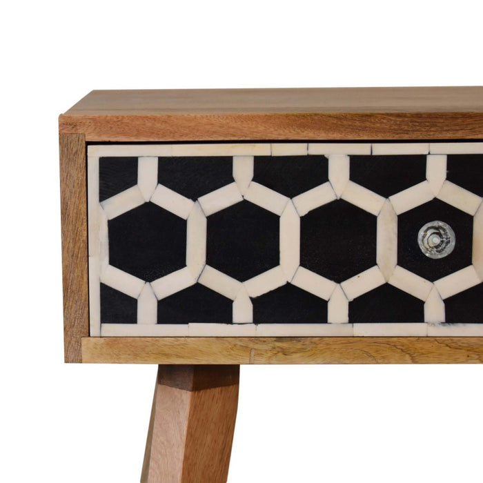 Inlay Bone Inlay Drawer Nightstand