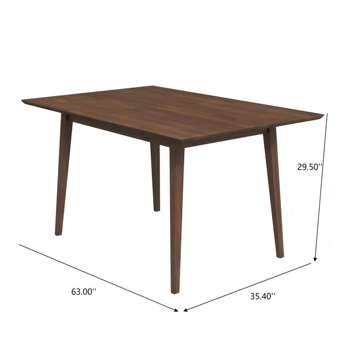 Mary - Modern Style Rectangular Dining Kitchen Table