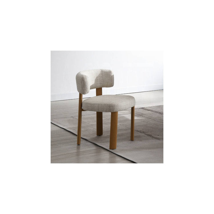 Ogin - Side Chair (Set of 2) - Beige / Gray