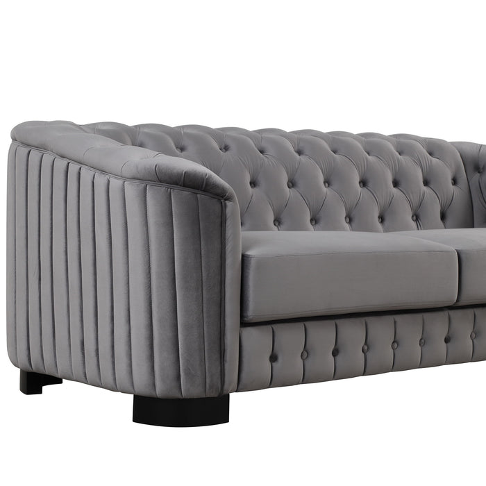 Sofa With Thick Removable Seat Cushion, 3 Seater