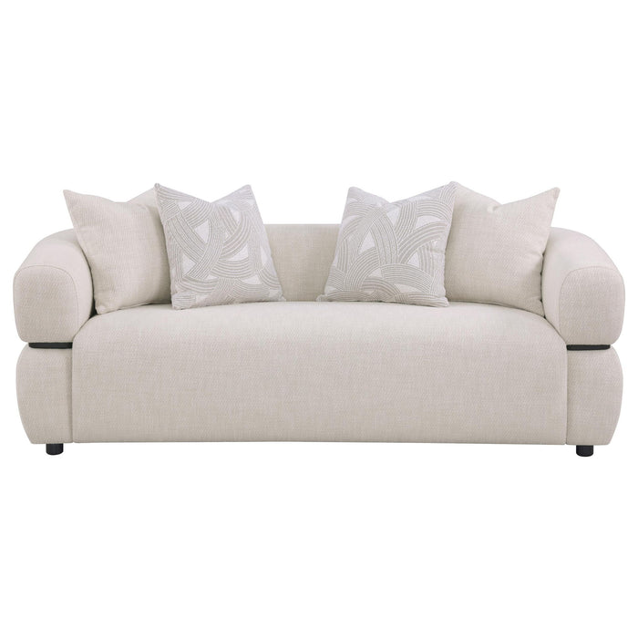 Ramsay - Round Arm Sofa - Beige