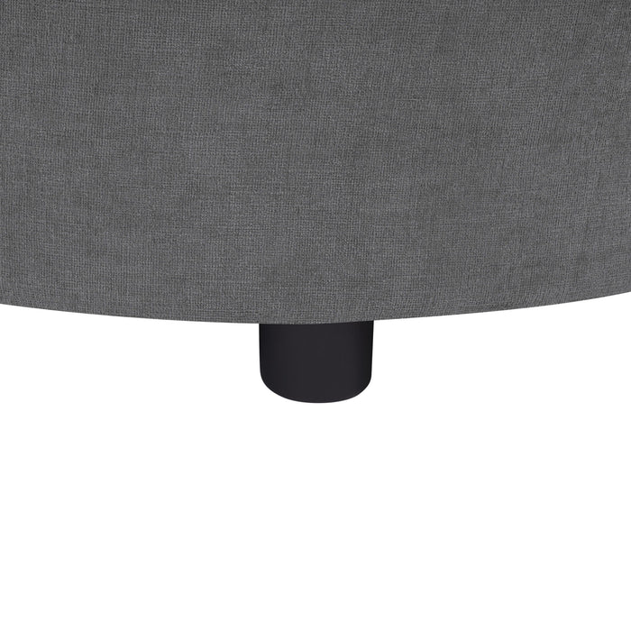 Modern L-Shaped Sectional Sofa With Curved Chaise, USB Ports, And Side Storage Pockets