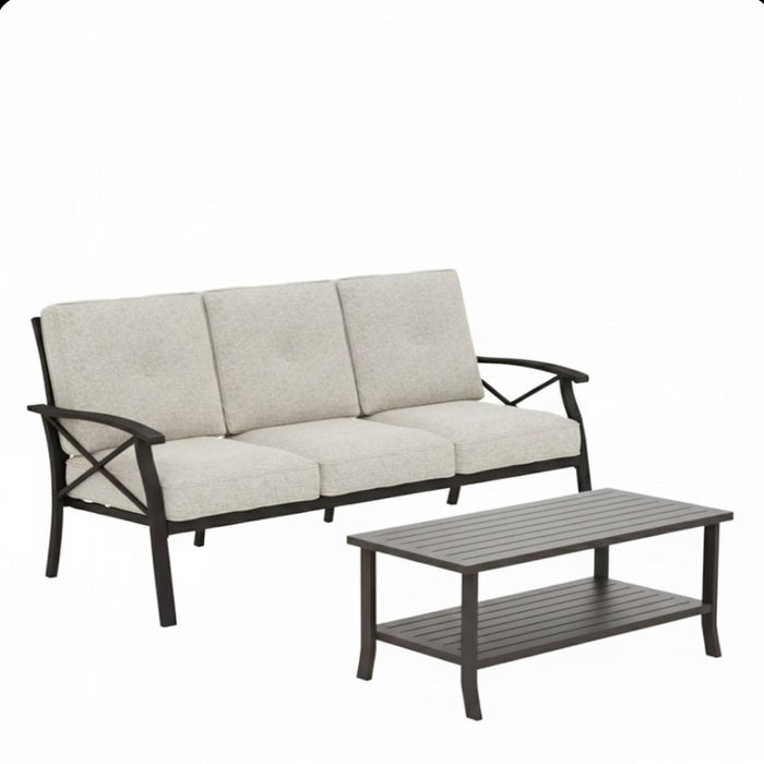 Patio Furniture Set & Coffee Table For Backyard
