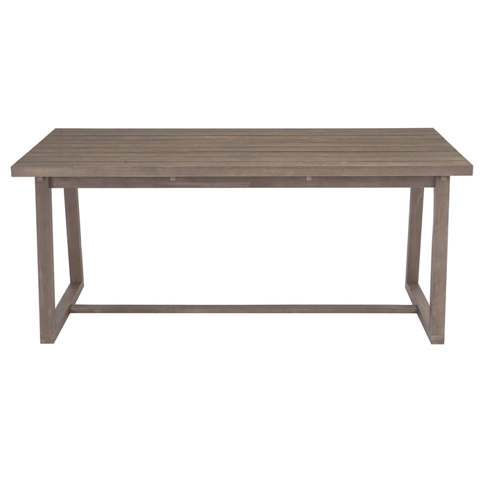 7 Piece Modern Outdoor Dining Set, Patio Furniture