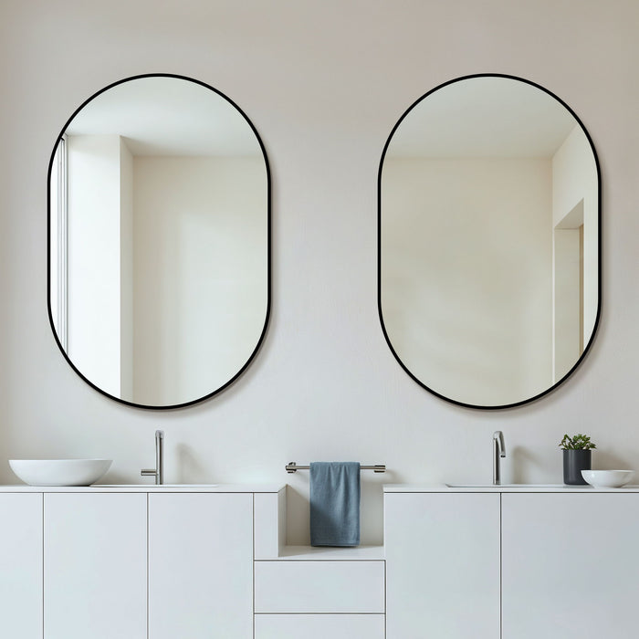 Modern Framed Bathroom Vanity Mirror