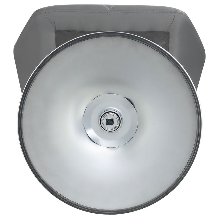 Adjustable Bar Stool With Height-Adjustable Base (Set of 2)