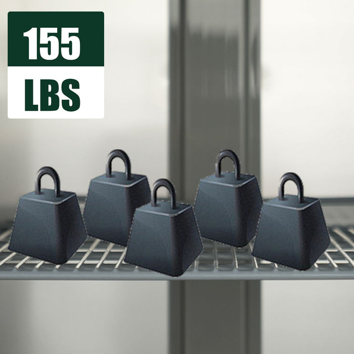 54" Commercial Freezer 49 Cu.Ft With 2 Solid Door Reach-In Freezers Stainless Steel Etl Approved Upright Freeze Storage - Silver