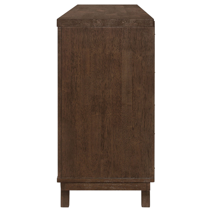 Mccall - 2 Door Server With 1 Drawer - Brown Oak