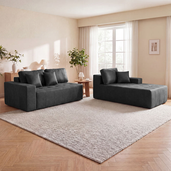 L - Shaped Corner Chaise Sofa Bed
