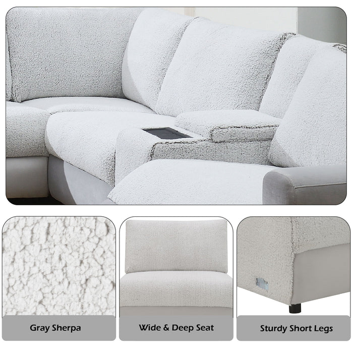 Tarrance - Modular Power Recliner Sectional - Gray