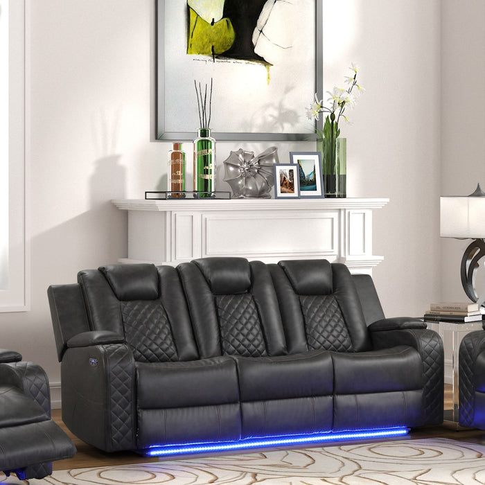 Benz - LED & Power Reclining Sofa