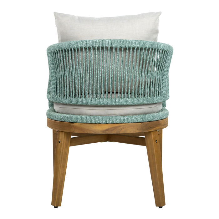 Outdoor Dining Chairs With Cushion (Set of 2)