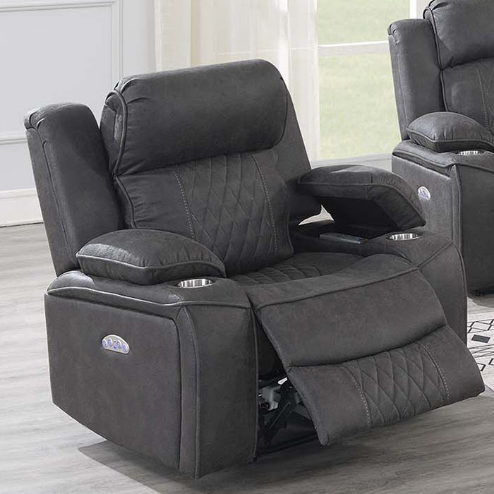 Power Motion Living Room Set With USB Port, Adjustable Headrest, Cup Holder