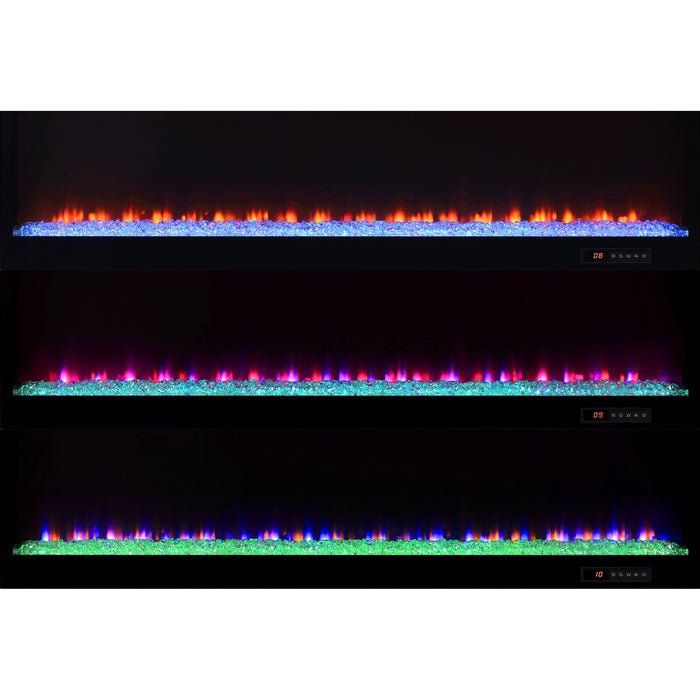 TV Stand Fireplace Console With Bluetooth Speaker